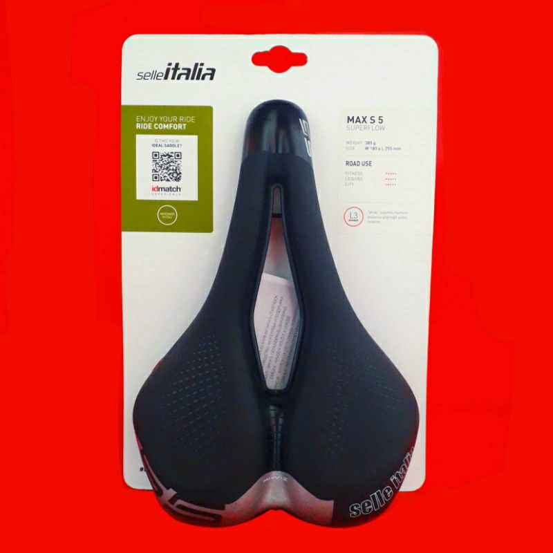 Jual SADDLE SELLE ITALIA MAX S5 SUPERFLOW L3 180 MM - SADEL SEPEDA ...