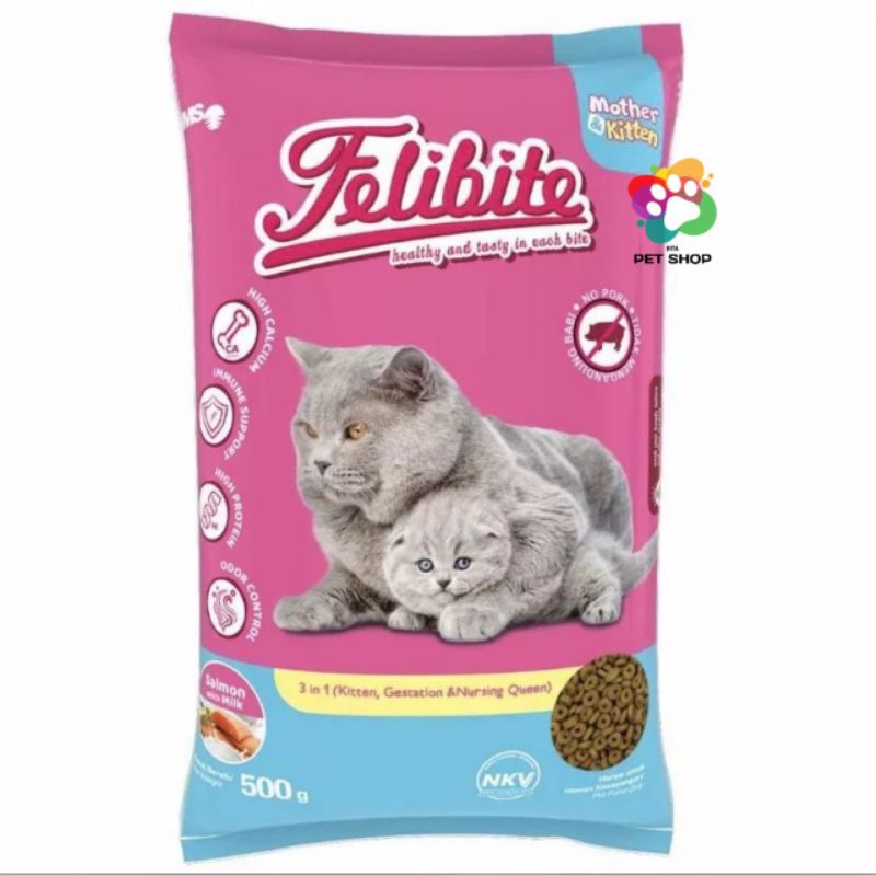 Jual FELIBITE MOTHER & KITTEN 500gr / Dry Food / Makanan Kucing Kering ...