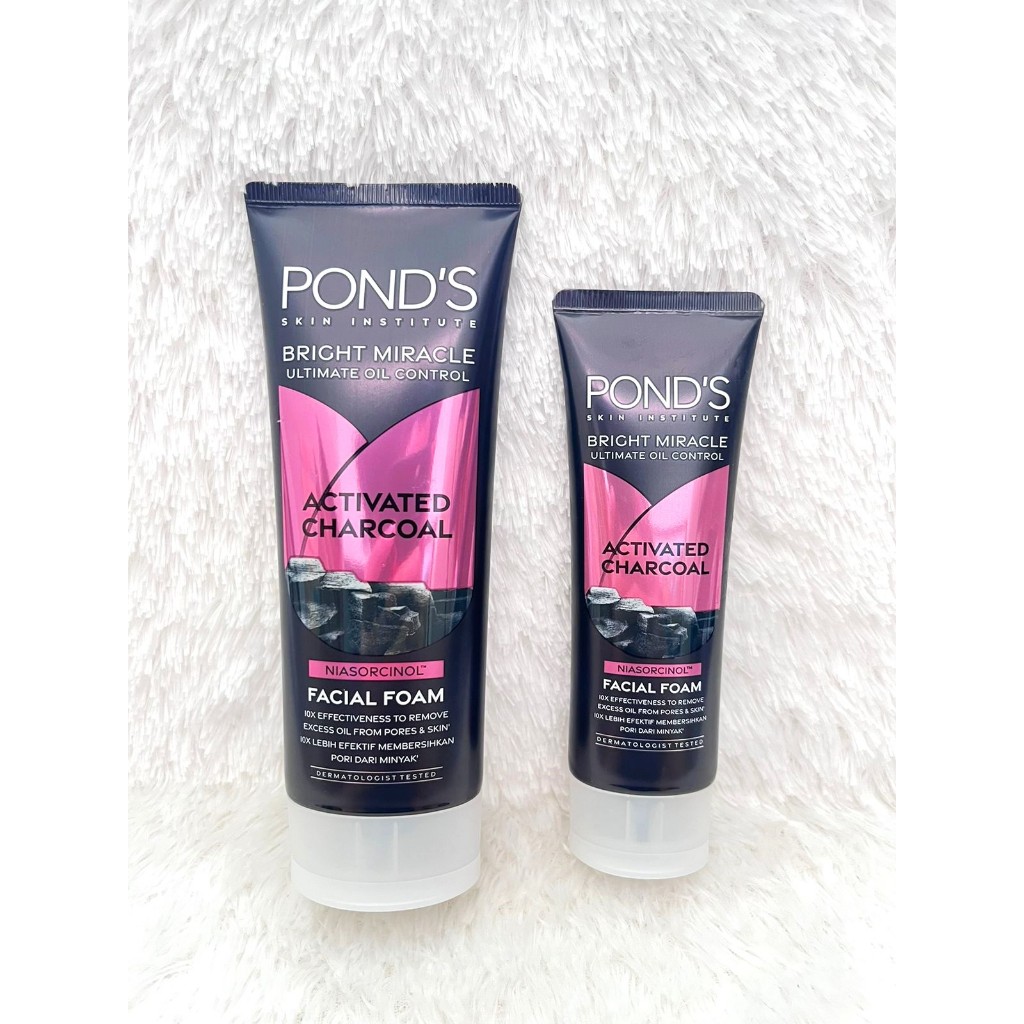 Jual Ponds Bright Miracle Ultimate Oil Control Activated Charcoal ...