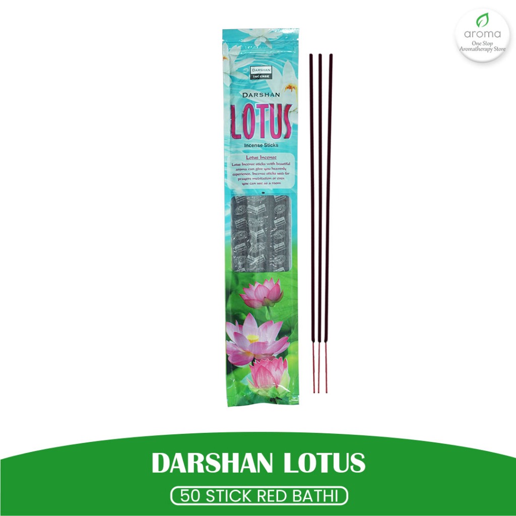 Jual Dupa India Aromaterapi Red Bathi - Darshan Lotus 50 Sticks ...