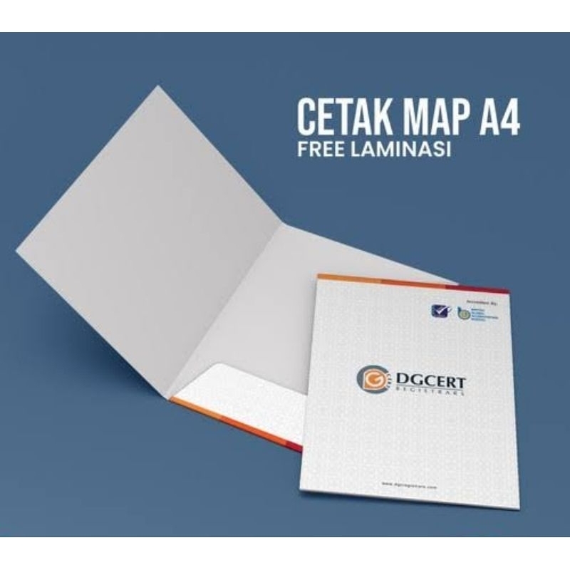 Jual MAP A4 CUSTOM / MAP KANTOR / MAP EVENT / MAP FOLDER TANPA MINIMAL ...