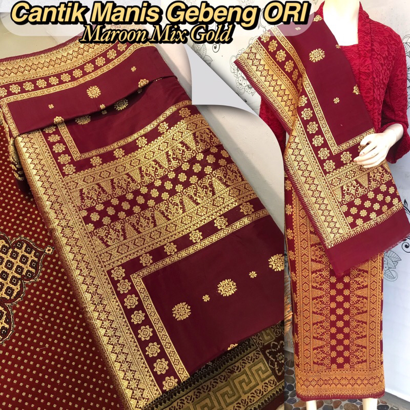 Jual Songket Cantik Manis Gebeng ORI-Asli Tenun Tangan Palembang(Ilham ...