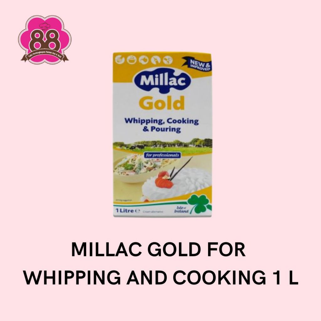 Jual MILLAC WHIPPING CREAM MILLAC GOLD MILLAC ROSELLE 1LITER | Shopee ...