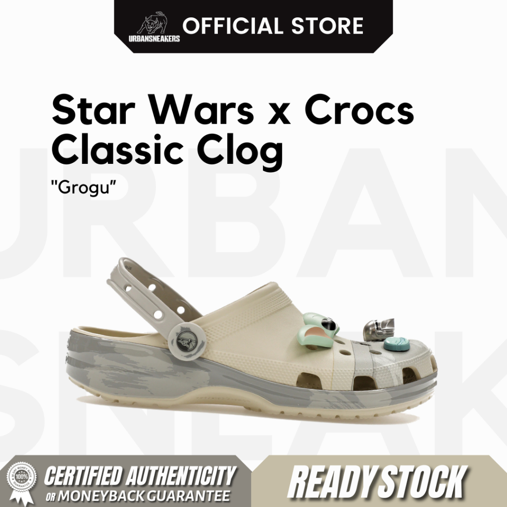 Jual Crocs Classic Lined Clog x Star Wars Grogu | 209482 2Y2 | Shopee ...