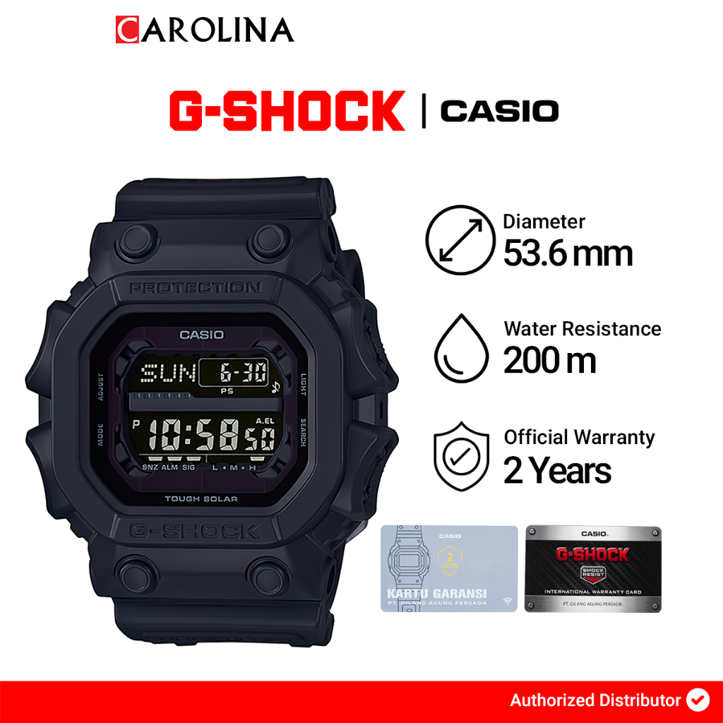 Casio Gx 56bb Gshock King Hitam Gx56 Jam Petak Gshock Tali Jam