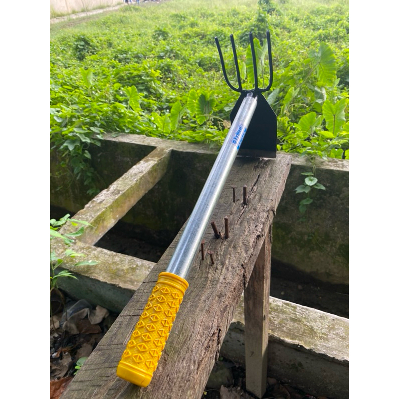 Jual Cangkul Garuk 2in1 Gagang Besi Tebal Garuk Gagang Besi Garuk Tanah ...