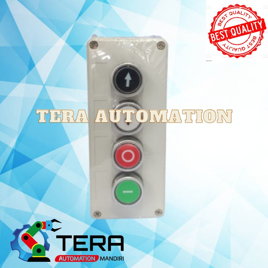 Jual Push Button Station Up Down Arrow dengan Stop Button Hoist 4 ...