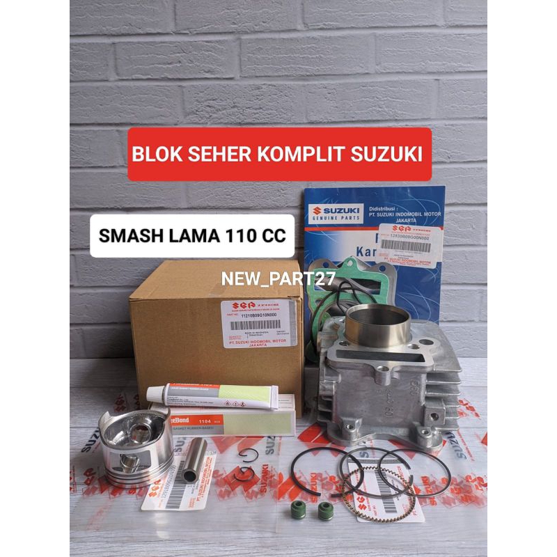 Jual Blok Seher Komplit Cylinder Sett Suzuki Smash Cc Lama Shopee Indonesia