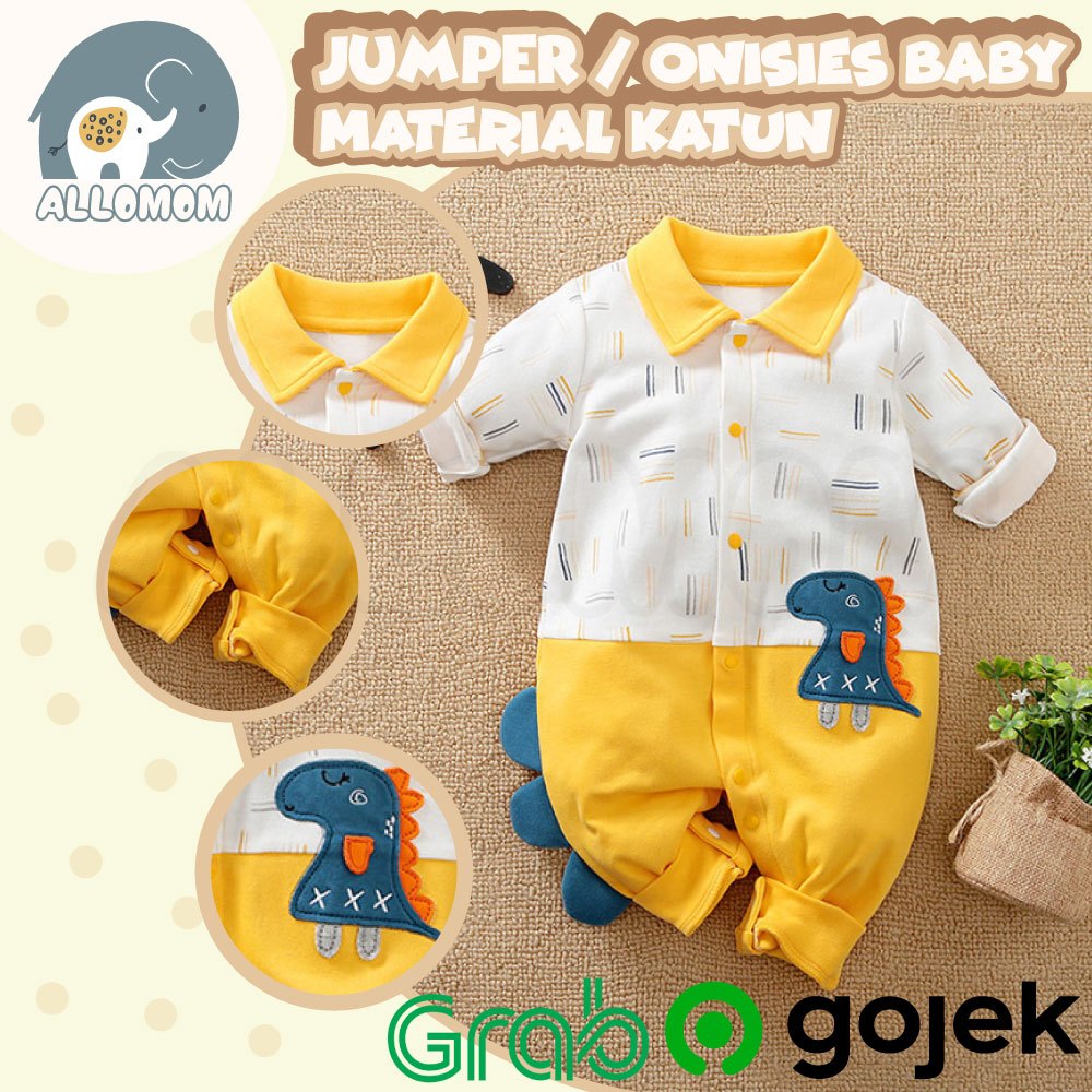 Jual Jumper Bayi / Babysuit Bodysuit Baju Onesies Premium Bahan Katun