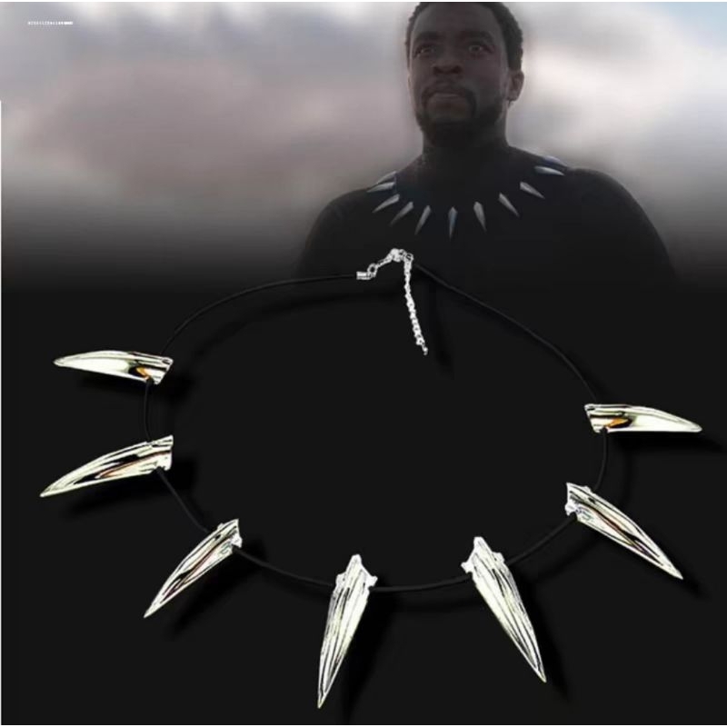 Jual BLACK PANTHER KOSTUM NECKLACE KALUNG PUNK METAL CHOKER COSPLAY