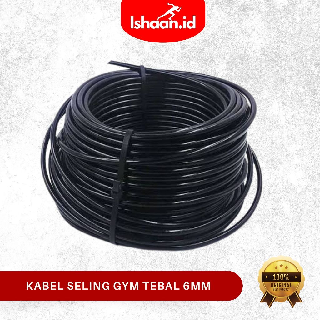 Jual Kabel Sling GYM tebal 6mm cable gym HARGA PER METER | Shopee Indonesia