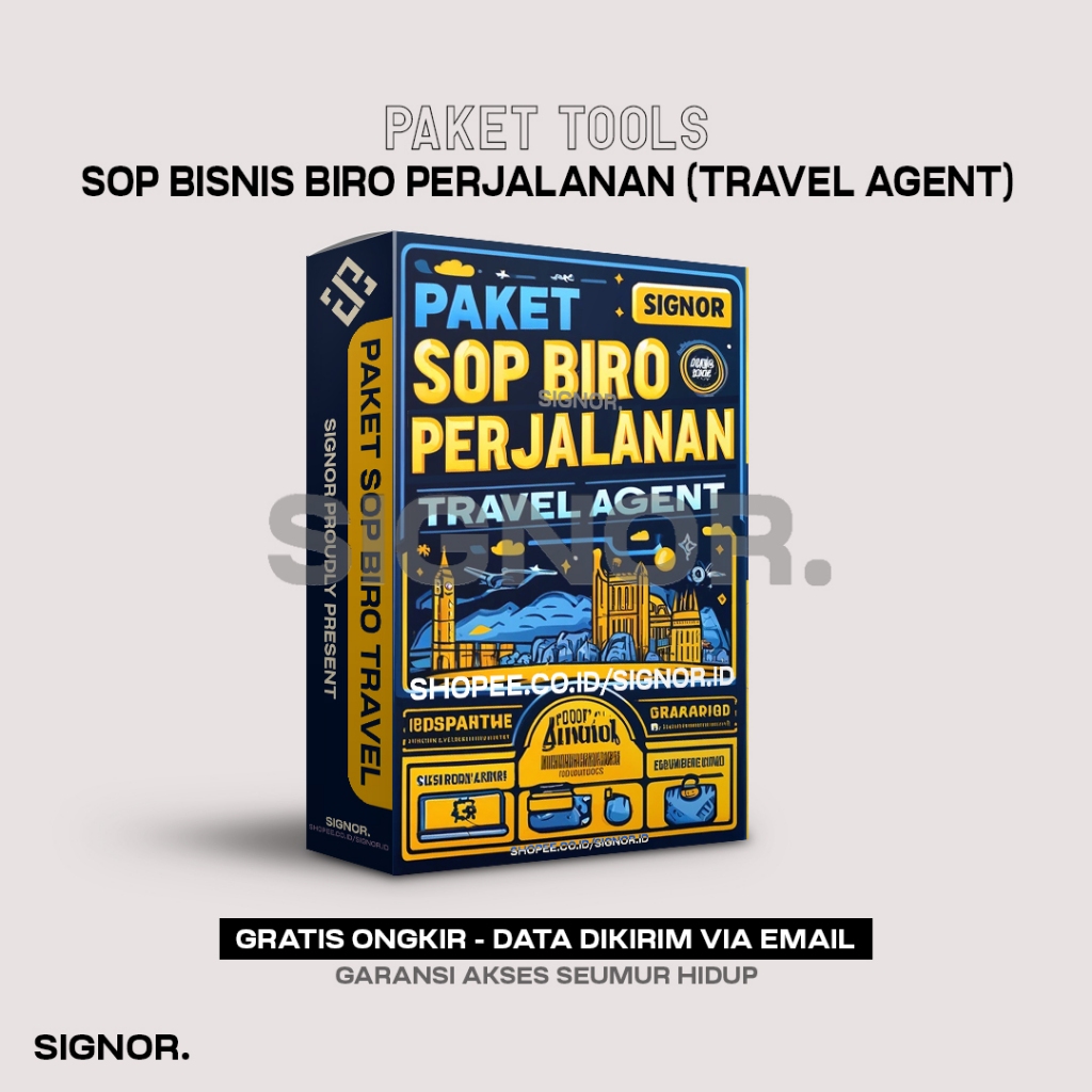 Jual Paket SOP Travel Agent - Usaha Bisnis Biro Perjalanan - Standar ...