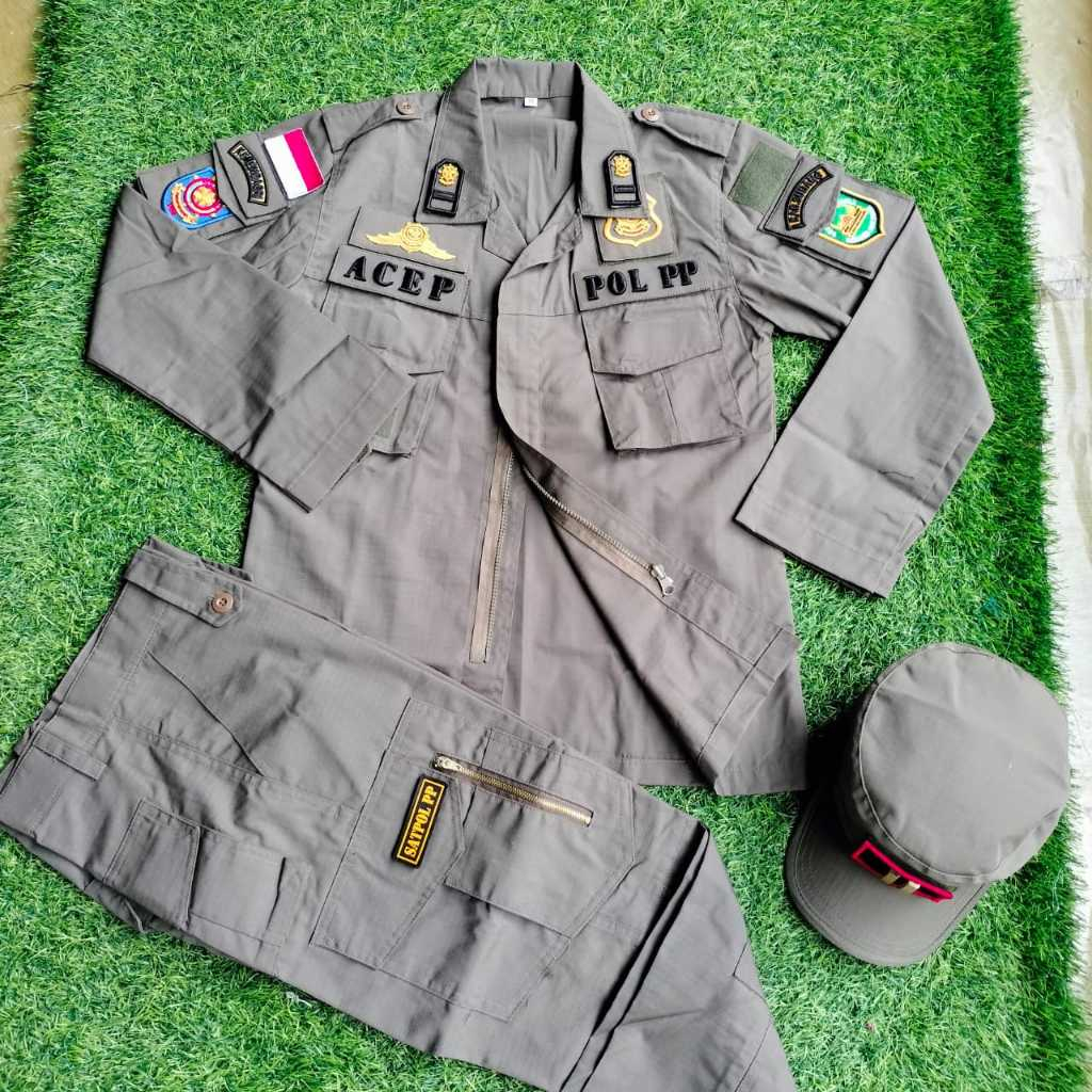 Jual SERAGAM PDL POL PP LENGKAP LOGO PAKAIAN DINAS LAPANGAN | Shopee ...