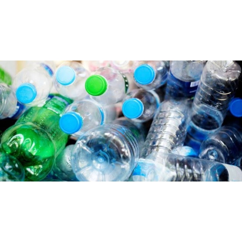 Jual BOTOL PLASTIK BEKAS 7 PCS. MERK CAMPUR. SUDAH BERSIH PLUS TUTUP ...