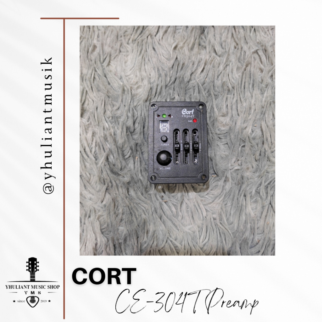 Jual Cort CE304T Preamp On Board Replacement For Cort guitar | Shopee ...
