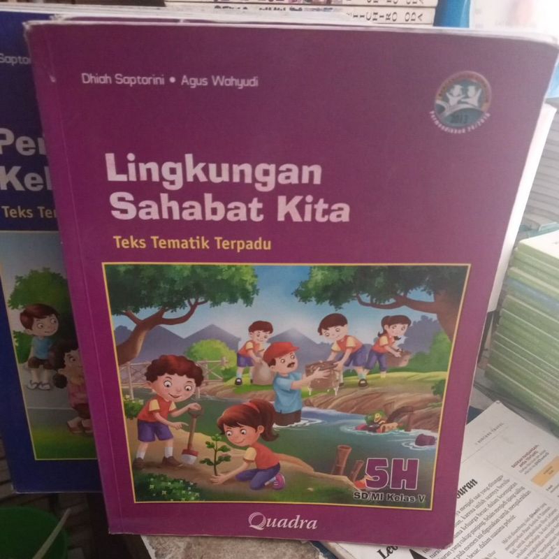 Jual BUKU TEKS TEMATIK TERPADU KELAS 5 TEMA 5H PENERBIT QUADRA | Shopee ...
