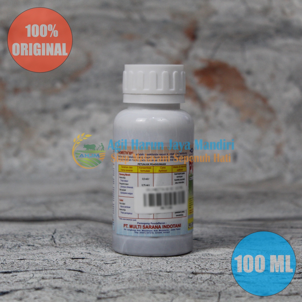 Jual PROMECTIN 60 EC 100 Ml Insektisida Abamektin Obat Hama | Shopee ...