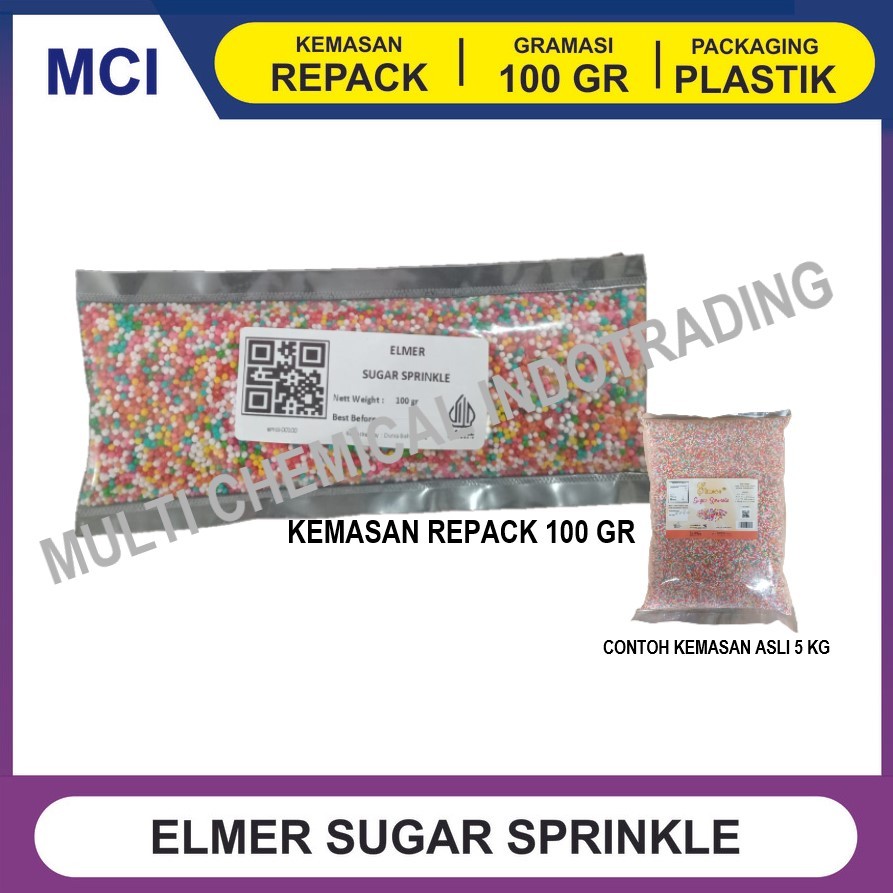 Jual ELMER SUGAR SPRINKLE / GULA BUTIR / TRIMIT 100 GR | Shopee Indonesia