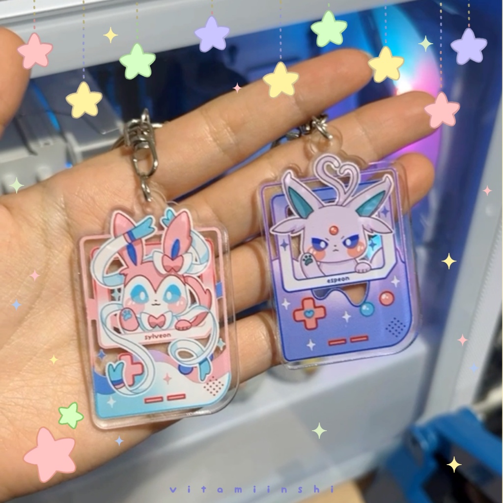 Jual Pokemon Eevee Evolution keychain gacha blind bag (Eevolution ...
