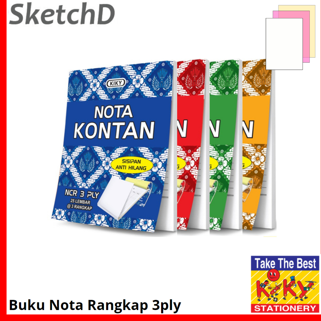 Jual Buku Nota kontan Rangkap 3 ply kecil Kiky | Shopee Indonesia