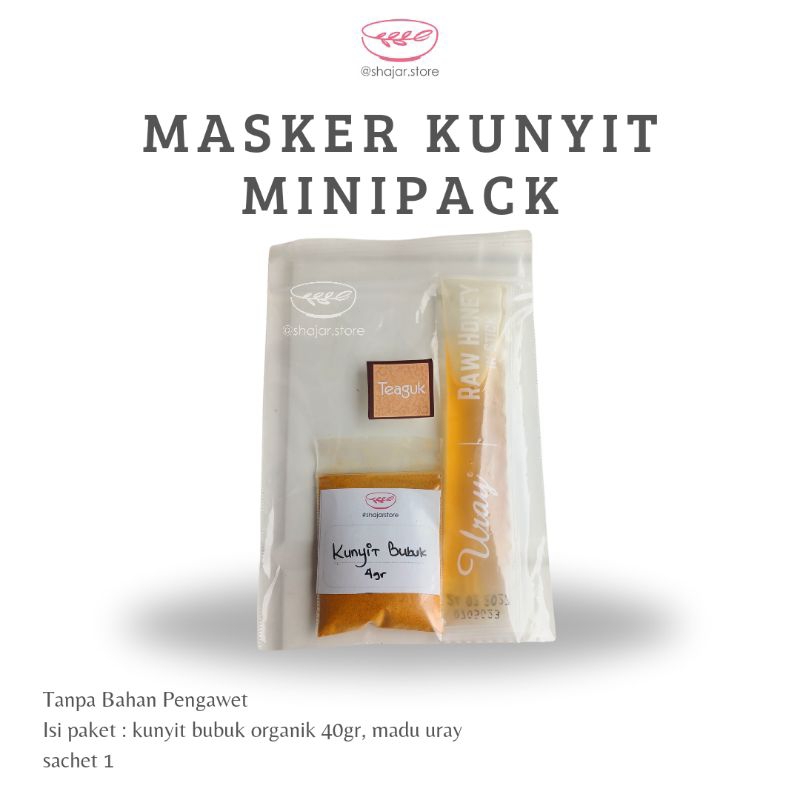Jual MASKER KUNYIT ORGANIK JSR (MASKER GLOWING) | Shopee Indonesia