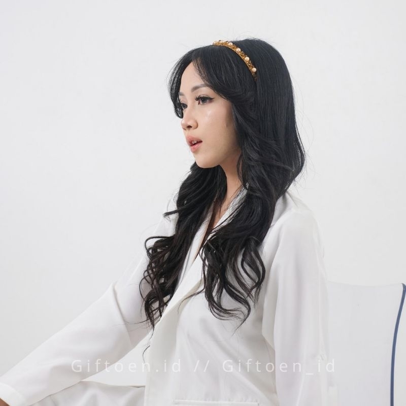 Jual Bando Kristal Simpel Korean Style / Bando Hiasan Kepala Wanita ...