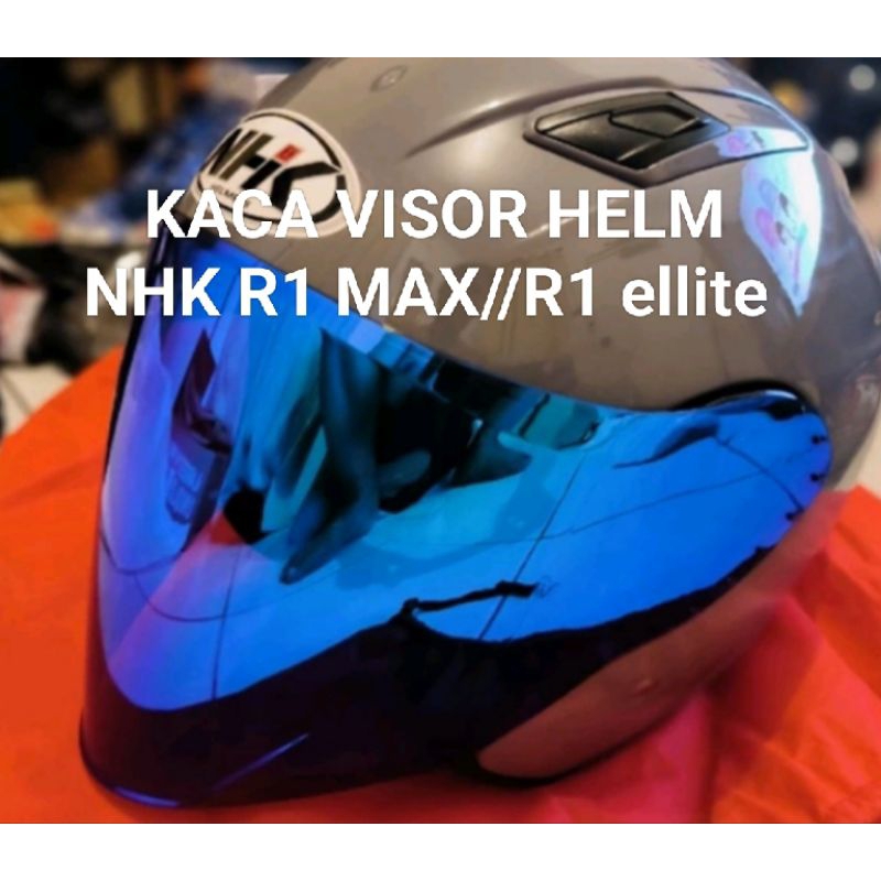 Jual KACA HELM//VISOR FLAT HELM NHK R1 MAX // NHK R1 ELLITE | Shopee ...