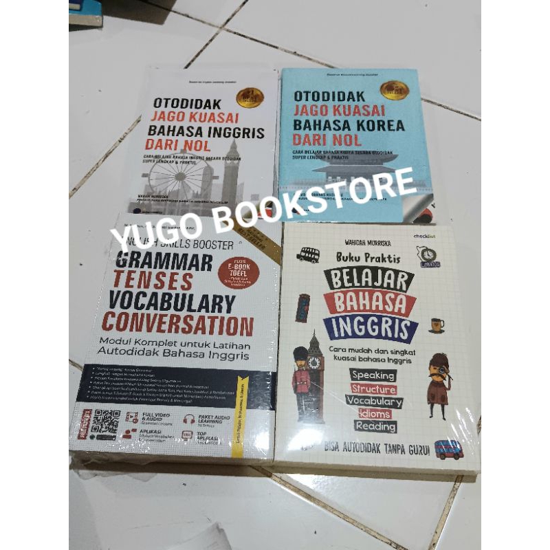 Jual PAKET 4 BUKU OTODIDAK JAGO KUASAI BAHASA KOREA DARI NOL - OTODIDAK ...