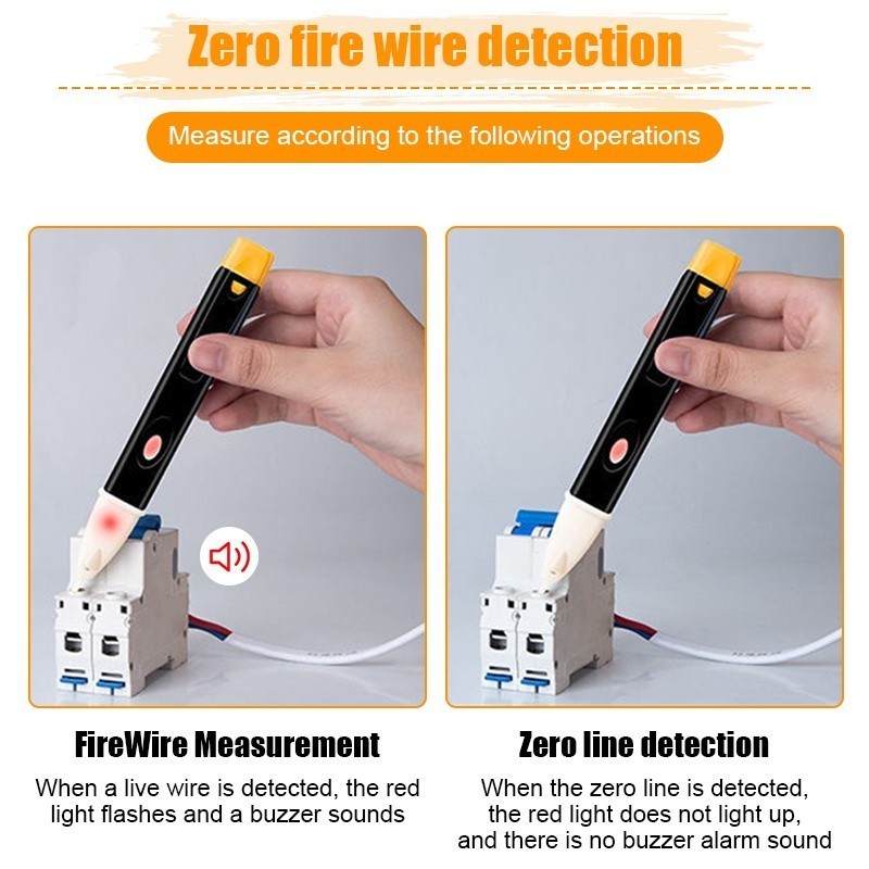 Jual TESPEN SENSOR Test pen Digital Non Contact Ac Pengukur Arus ...