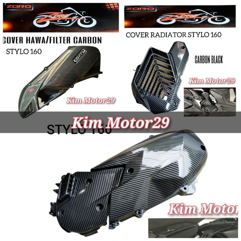 Jual ZORO accesories cover tutup cvt filter radiator HONDA STYLO 160 ...