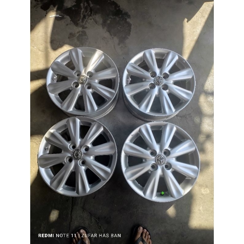 Jual Velg Mobil OEM ORIGINAL Toyota Yaris TRD R15 Hole 4 x 100 Agya ...