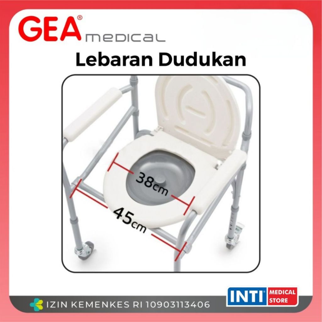 Jual GEA Medical | Commode Chair | Kursi BAB FS 894 | Kursi BAB ...