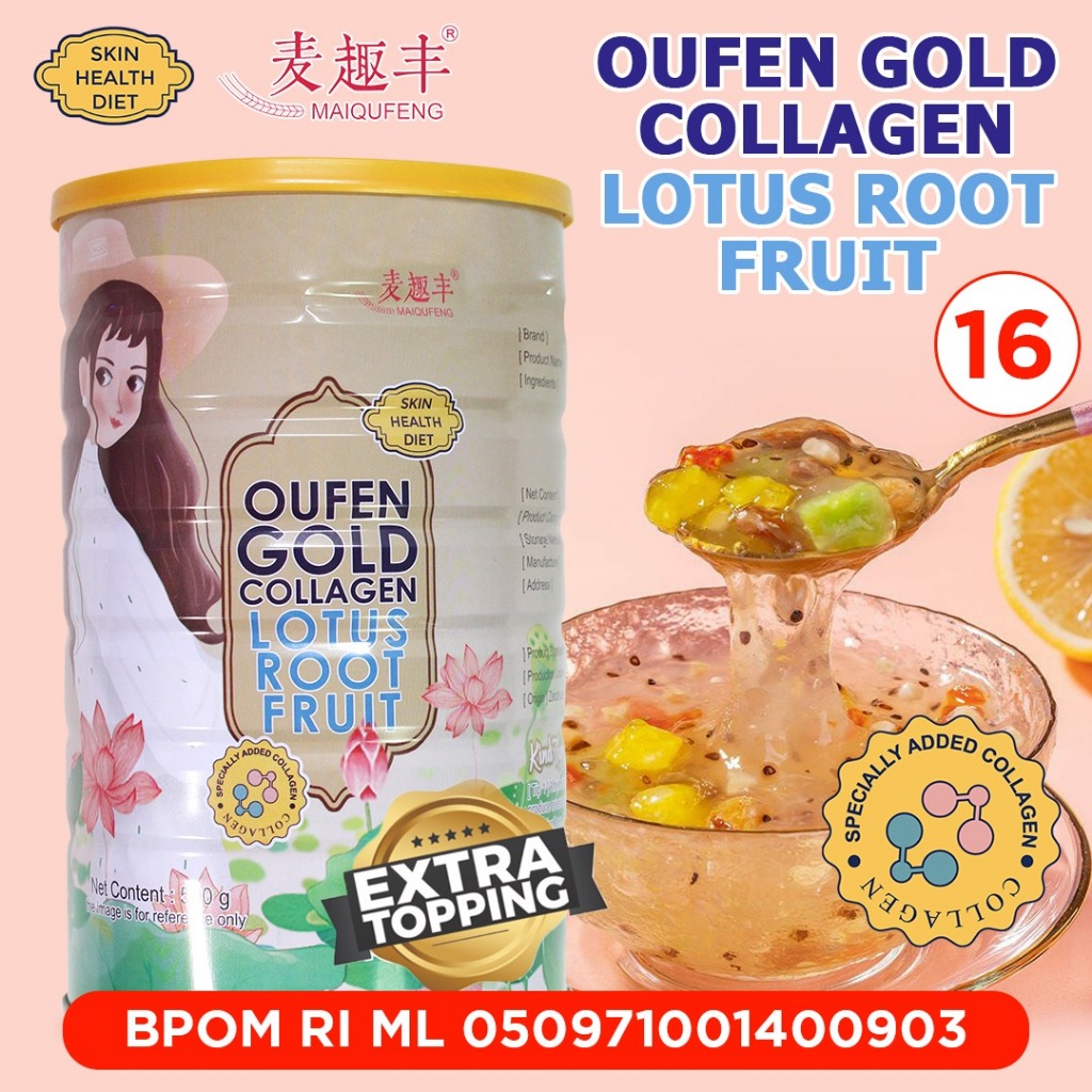 Jual Oufen Lotus Root Powder Premium Gold Collagen Oufen Bubuk Akar