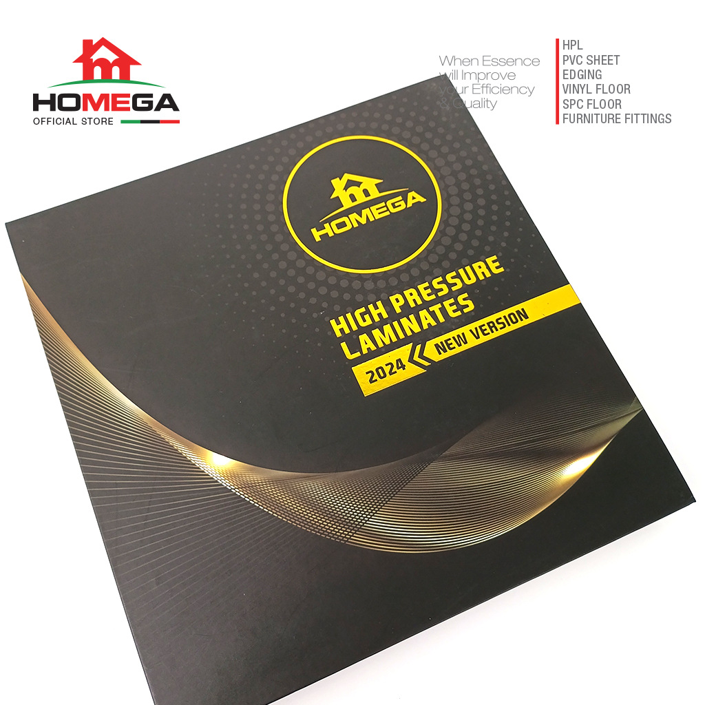 Jual Homega Official Catalogue HPL 2024 Buku Katalog Resmi HPL Homega