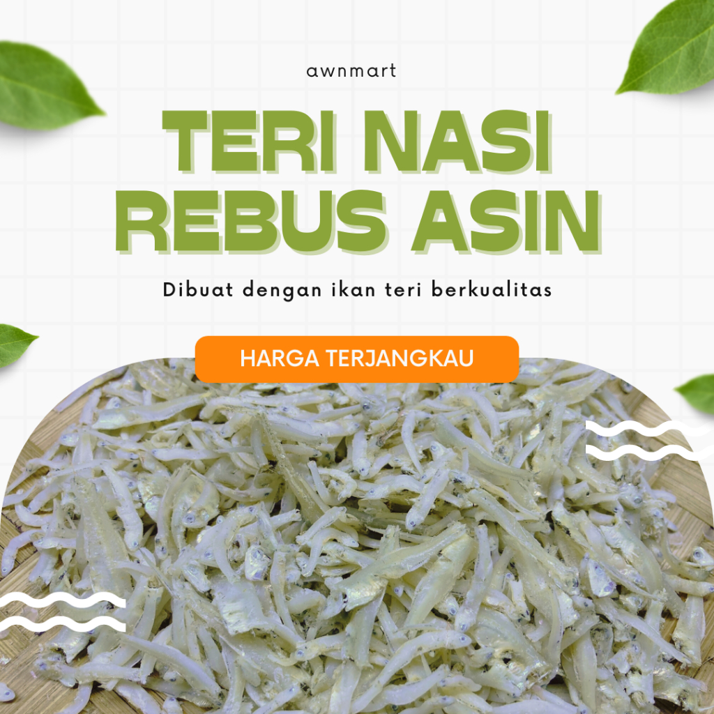 Jual Cod Ikan Kering Asin Teri Nasi Medan Anchovies Asli Gr Shopee Indonesia