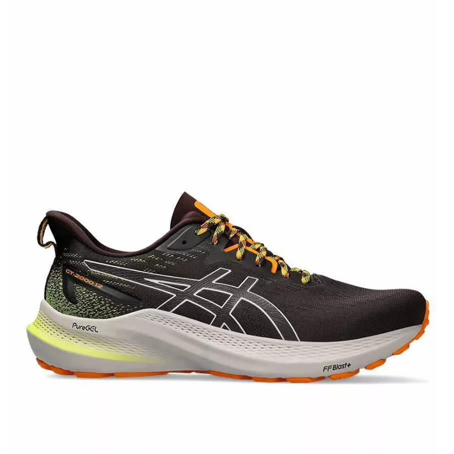 Jual Sepatu Lari Pria ASICS GT 2000 12 TR Standard Nature Bathing Black Pure Silver Original Neon Lime 1011B775.200 Shopee Indonesia