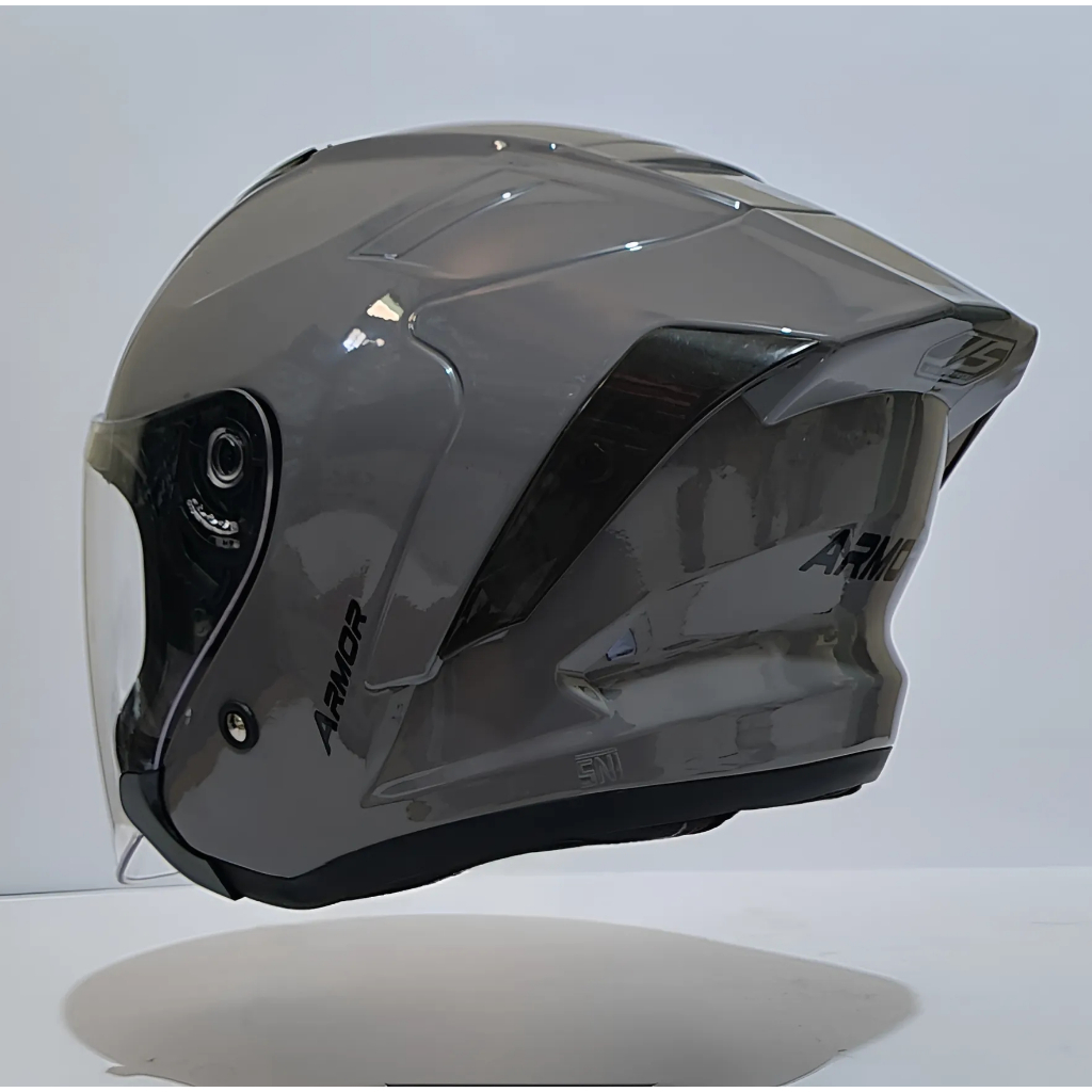 Jual Helm js armor original solid half face paket ganteng | Shopee ...