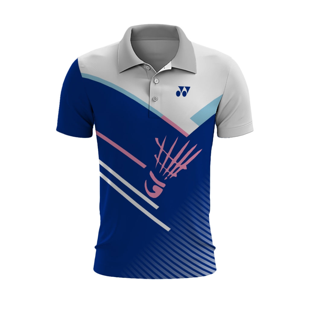 Jual Jersey POLO Badminton Baju Jersey Kerah Badminton Custom