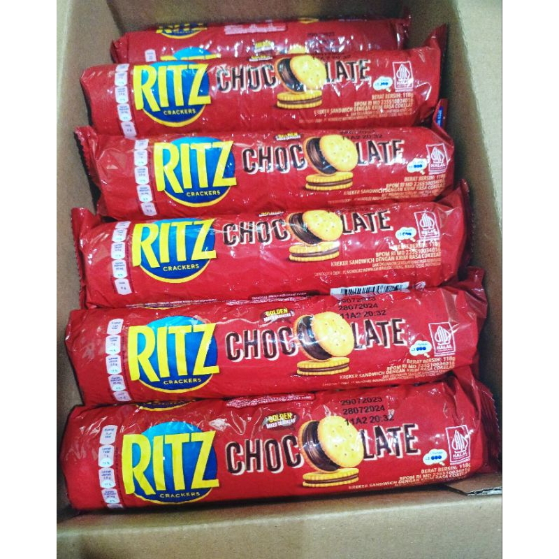 Jual Ritz crackers chocolate roll 118gr dan isi 12pc*27g | Shopee Indonesia