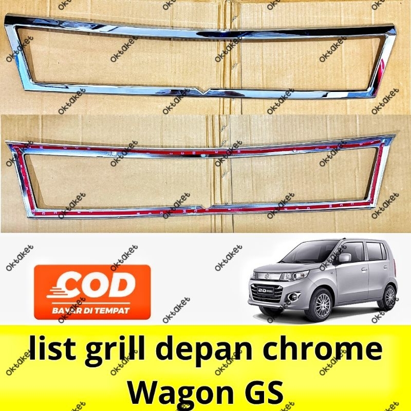 Jual List Grill Depan Karimun Wagon Gs Front Grill Trim Chrome