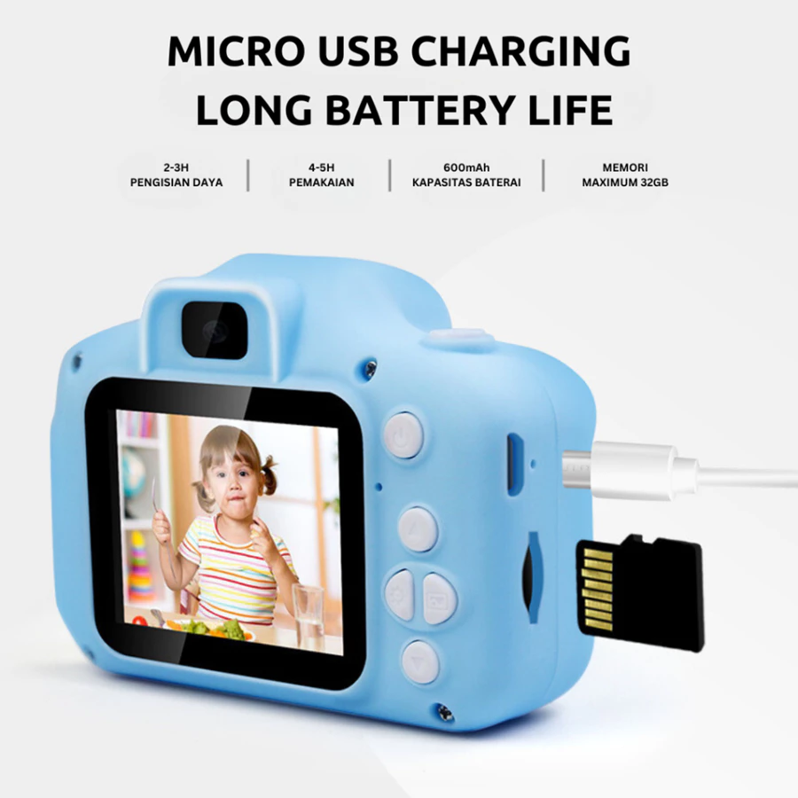 Kamera Anak Mini Digital Layar HD 