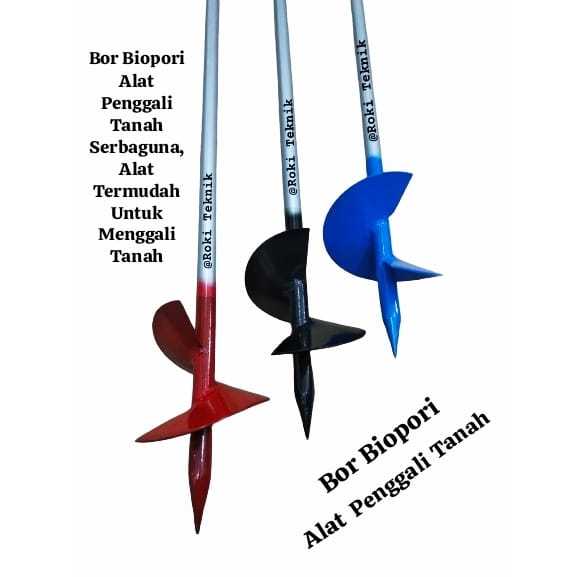 Jual BOR / Biopori Bor Tanah Manual /Bor Pembuatan Lubang Tanah ...