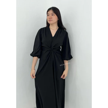 EOVEA Selin Dress Wanita Korean Style Casual Formal