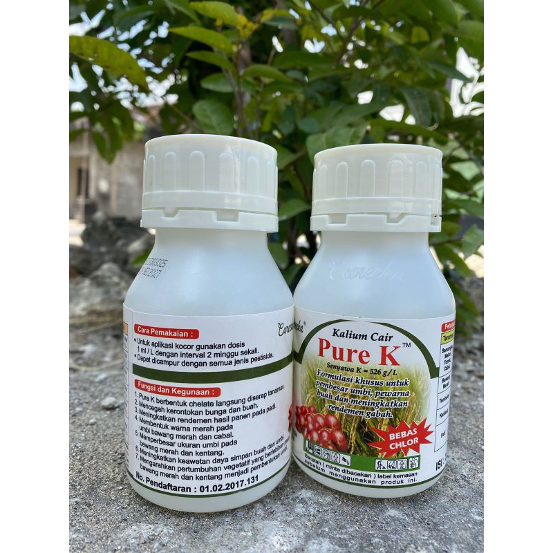 Jual 250 ml PURE K nutrisi Penambah bobot gabah kandungan kalium ...