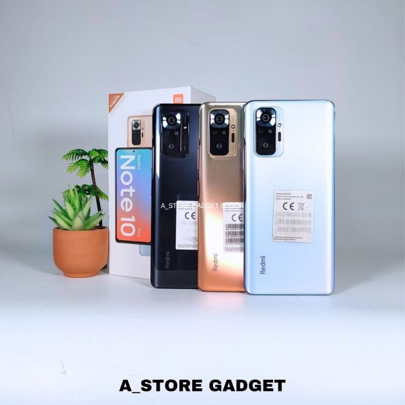 Jual REDMI NOTE 10 PRO 8/128 SECOND FULL ORI | Shopee Indonesia