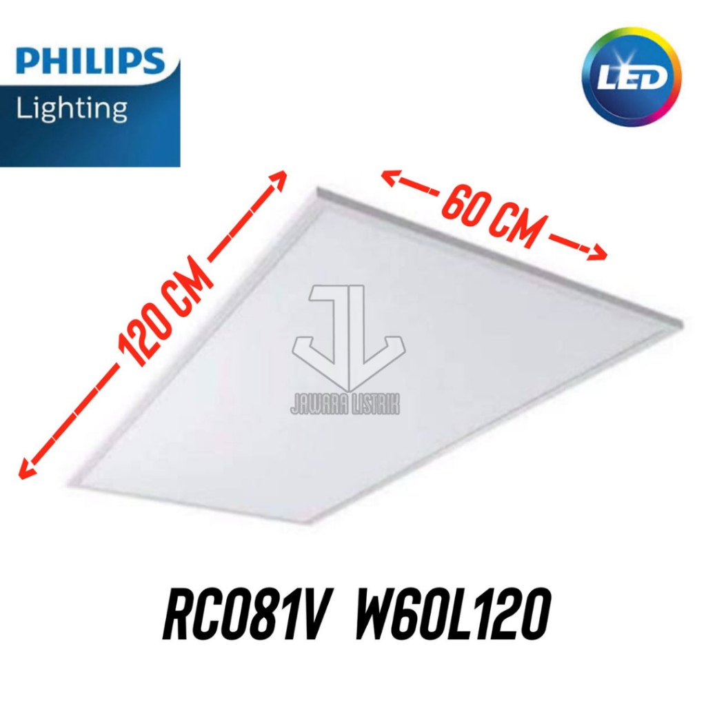 Jual PHILIPS LED48S RC081V 50 WATT 120x60 SMARTBRIGHT PANEL SLIM LED ...