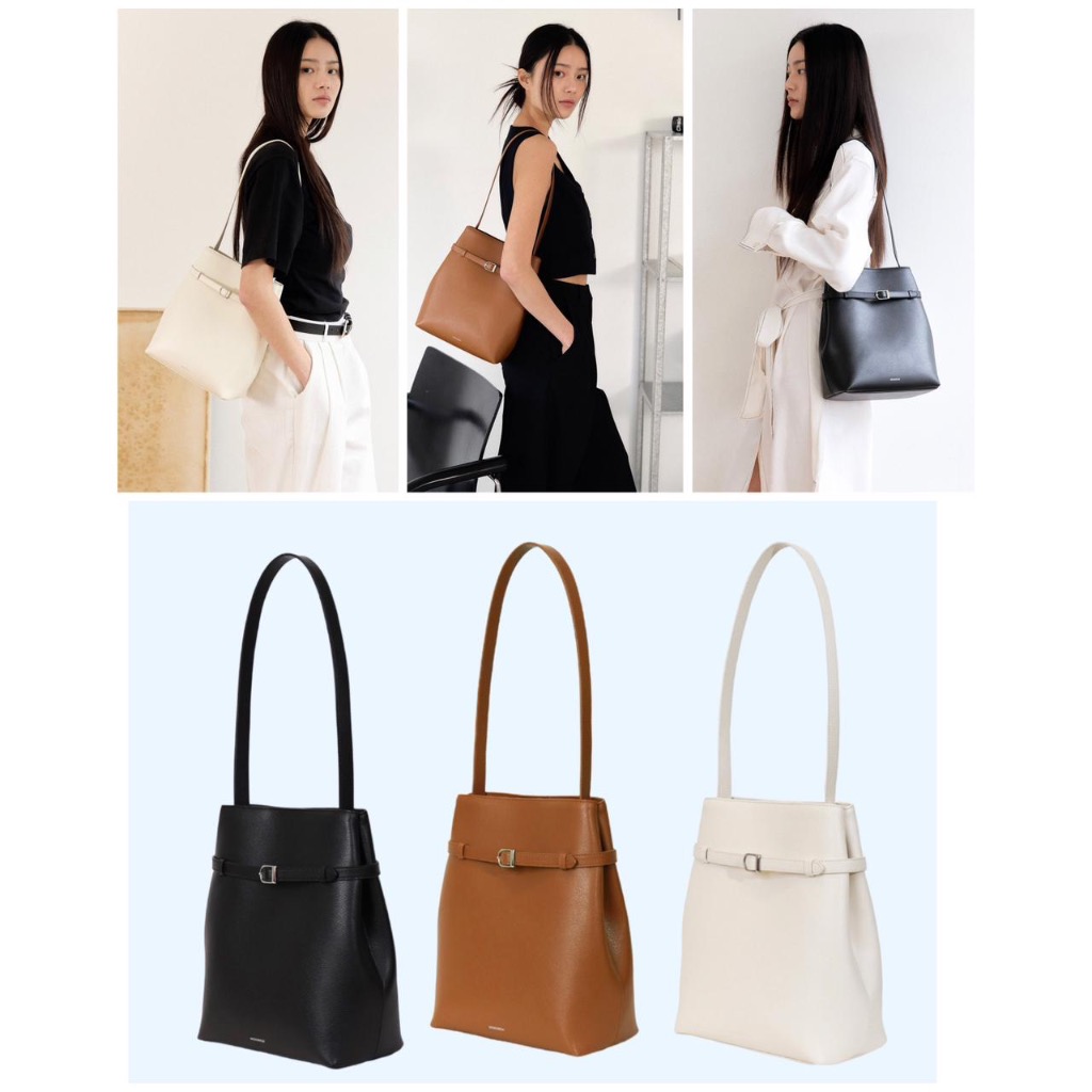 【MONOROW】LINE BAG_4COLORS ☆送料無料☆ MONOROW＊LINE BAG