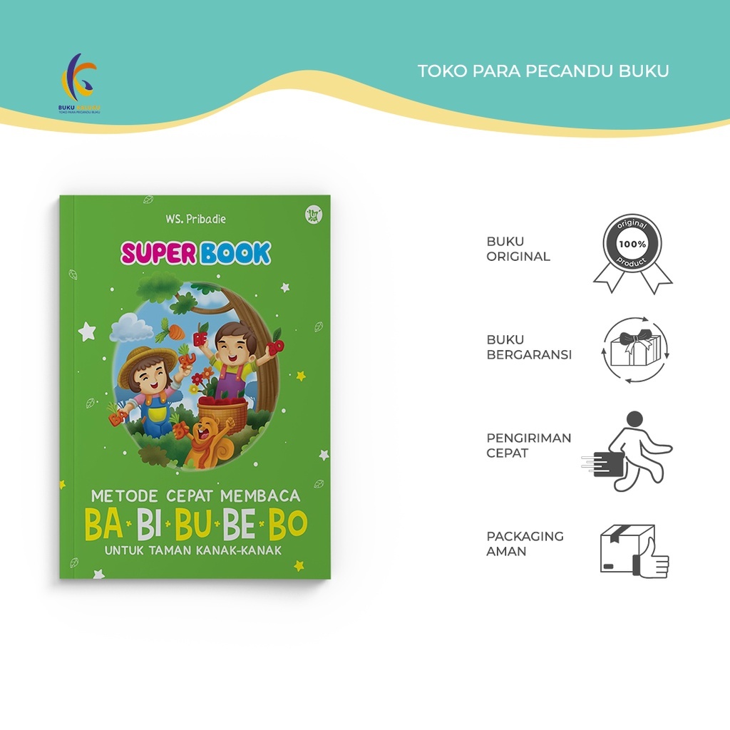 Jual Buku Anak - Superbook Metode Cepat Membaca Ba Bi Bu Be Bo Untuk TK ...