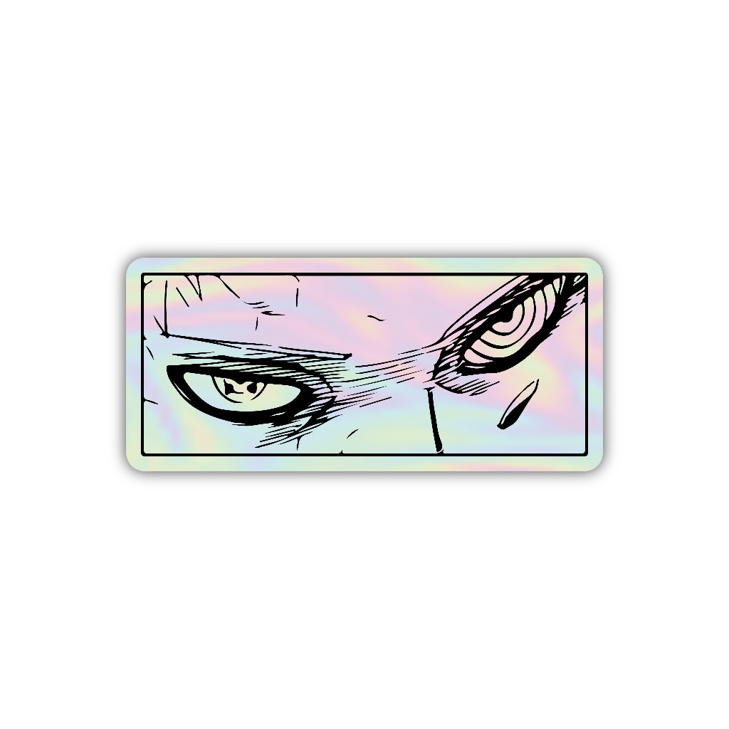 Jual Z131 sticker obito anime naruto, stiker hologram satuan | Shopee ...