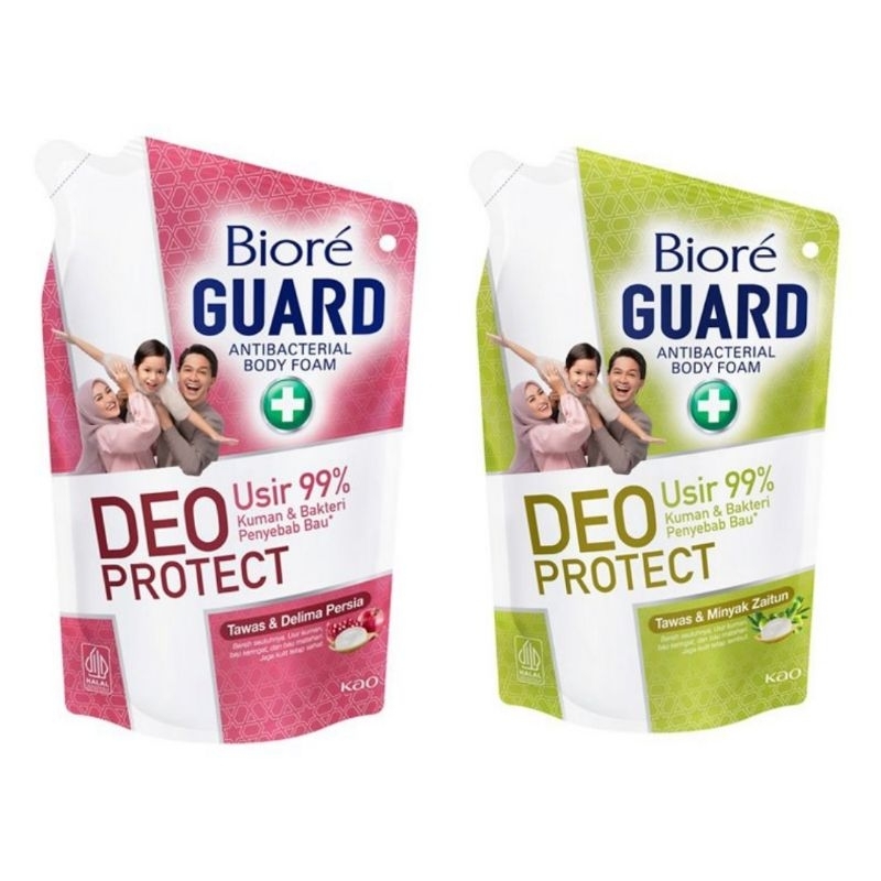 Jual BIORE Guard Deo Prorect AntiBacterial Body Foam 400ml | Shopee ...